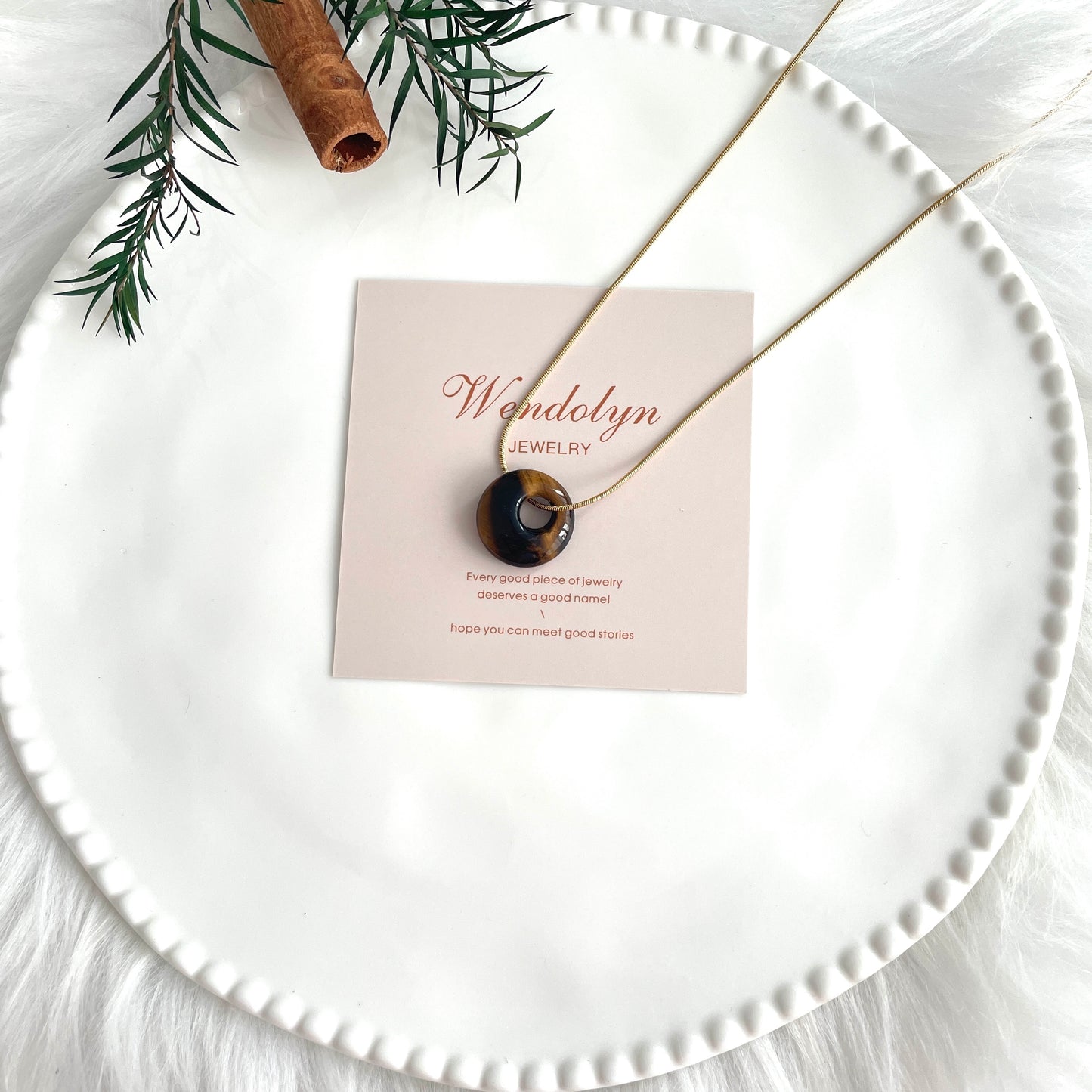 Golden Chrysophoron Necklace