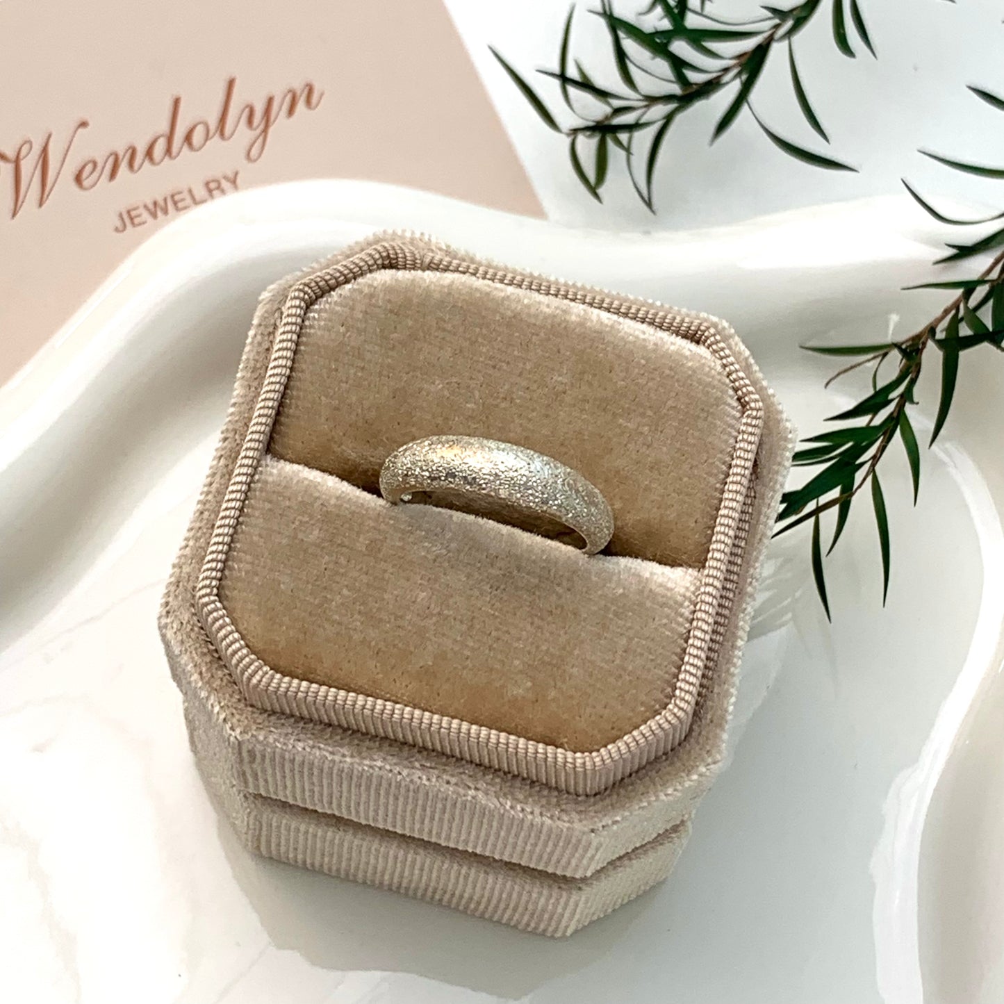 SLIVER METEORITE OPEN RING