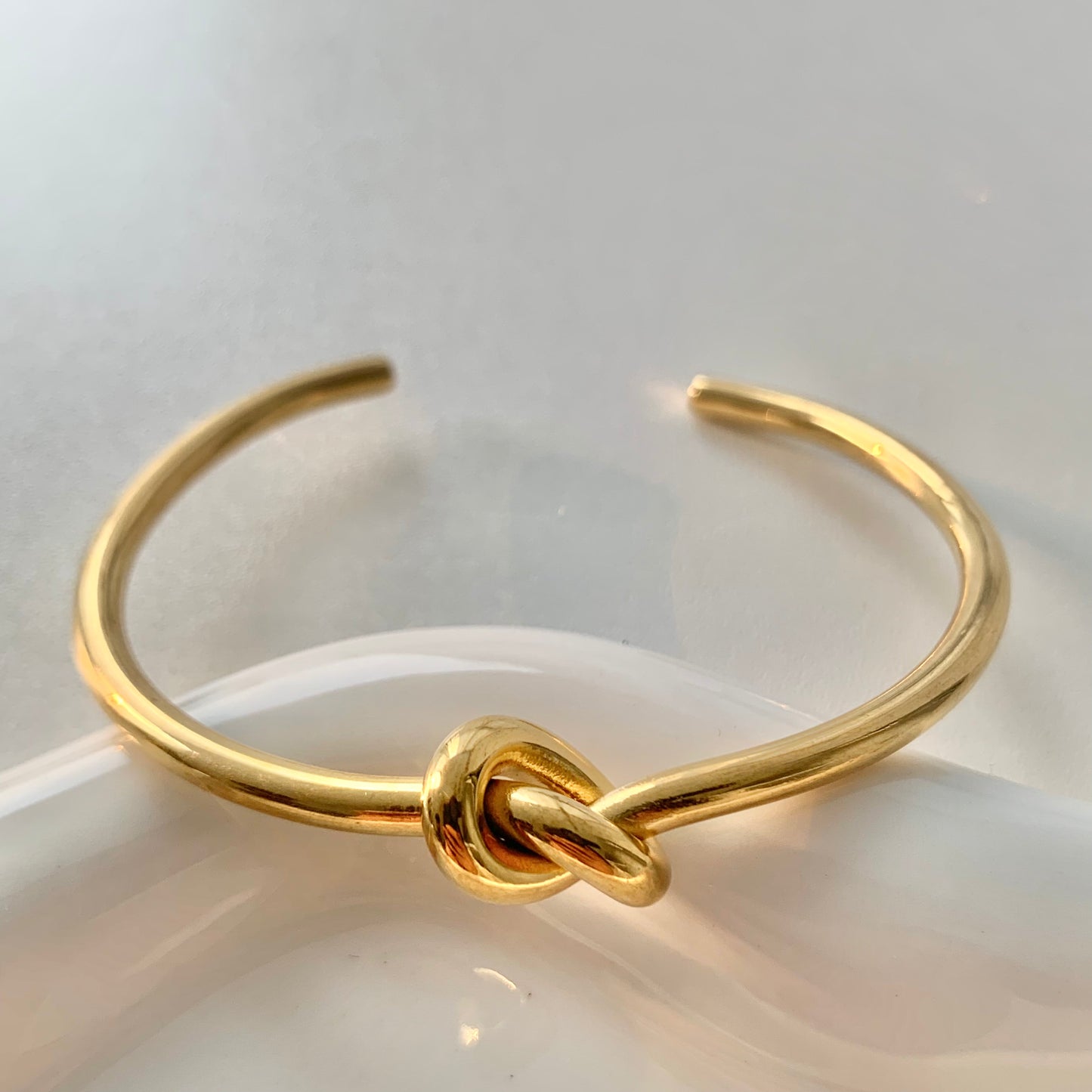 Golden Knot Titanium Bracelet