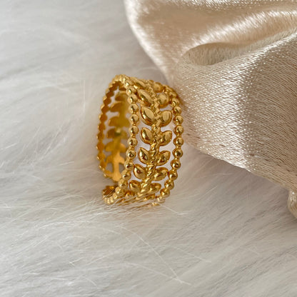 DOUBLE LEAF RING