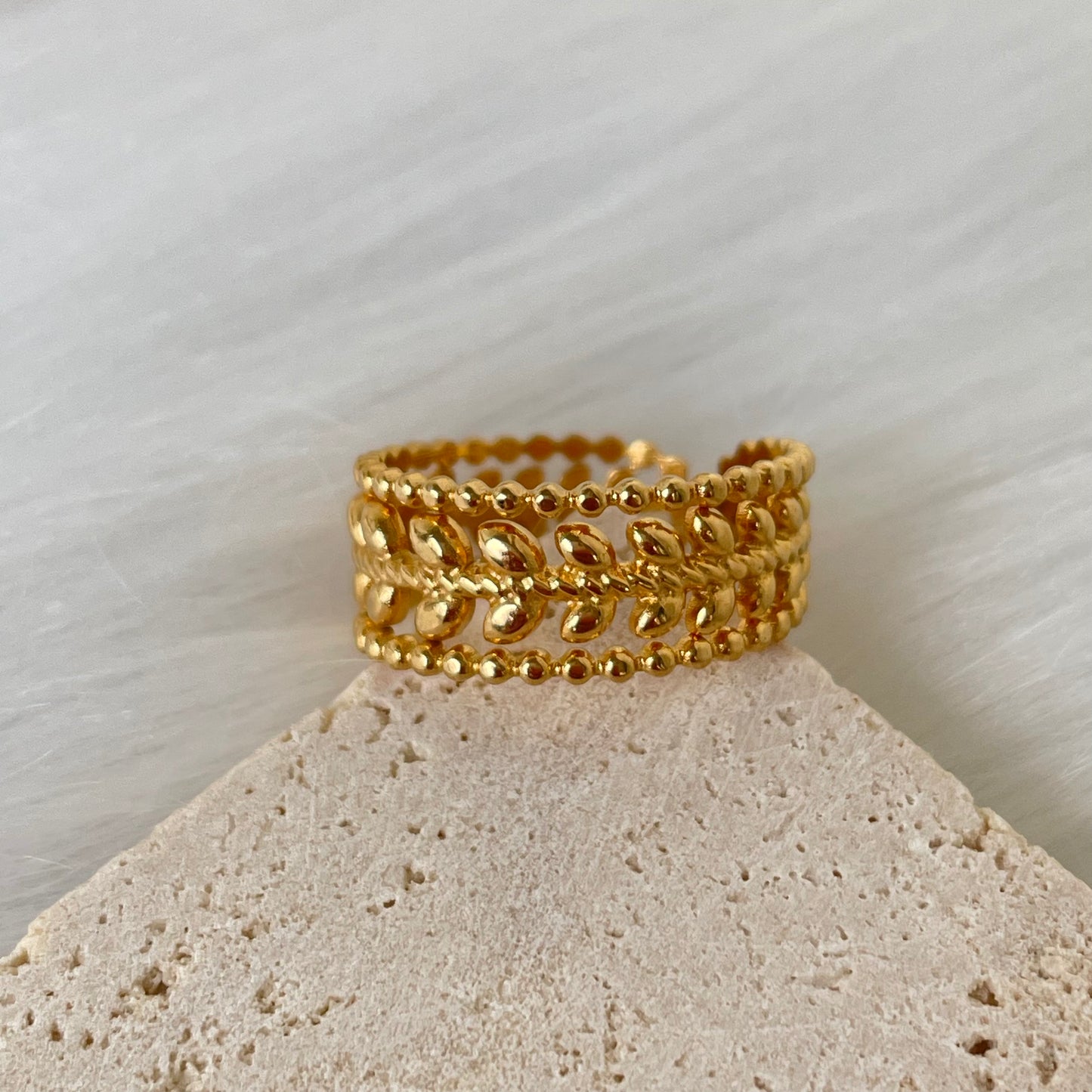 DOUBLE LEAF RING