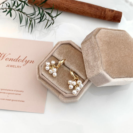 Golden Grape Earrings