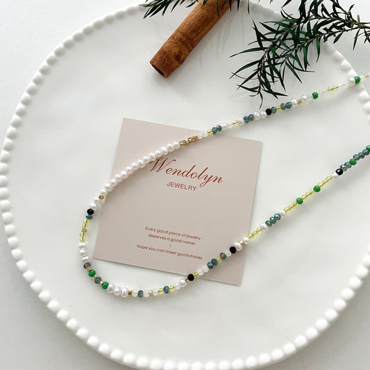 Colorful Crystal Necklace