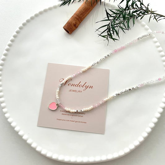 Silver Candy Love Necklace