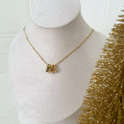 THREE RINGS NECKLACE