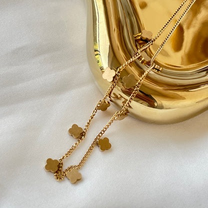 LEAF TESSEL NECKLACE