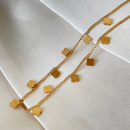 LEAF TESSEL NECKLACE