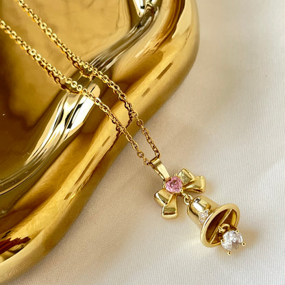 DIAMOND BELL NECKLACE