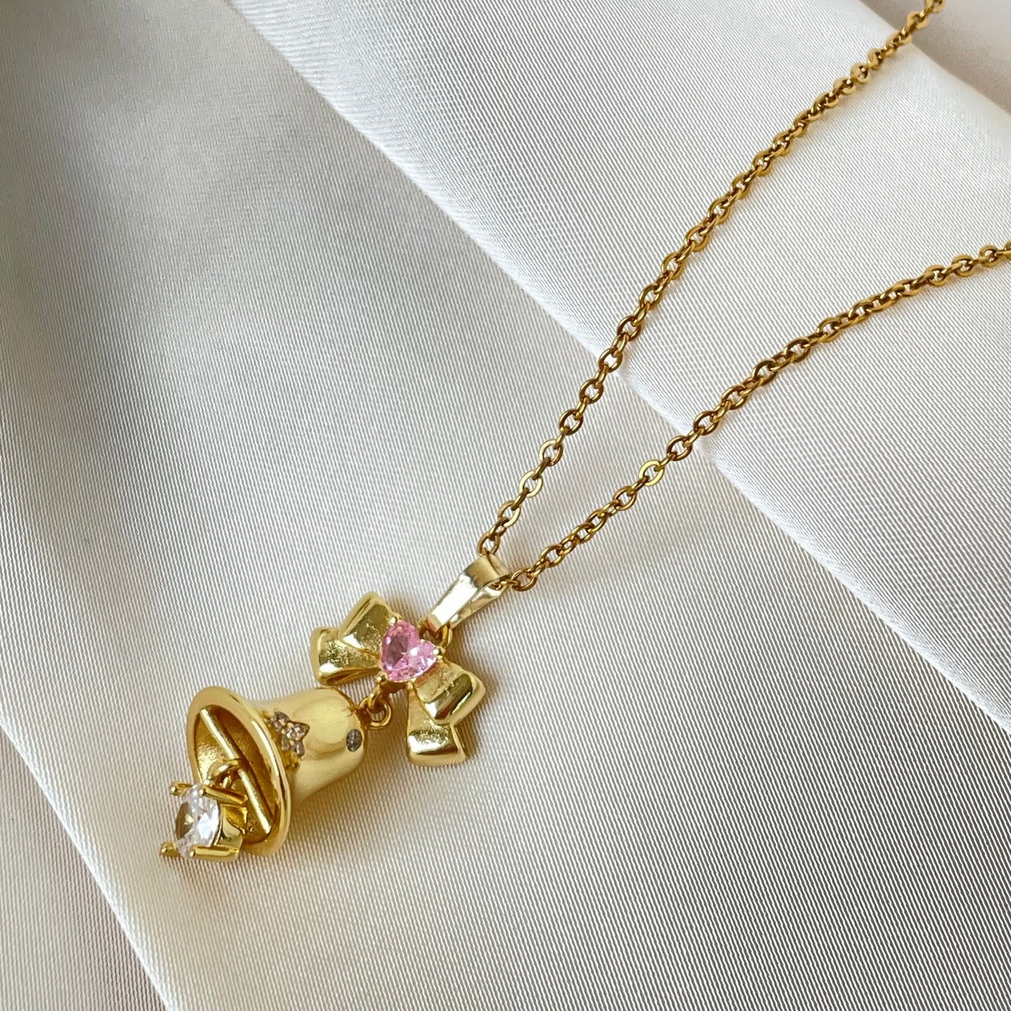 DIAMOND BELL NECKLACE