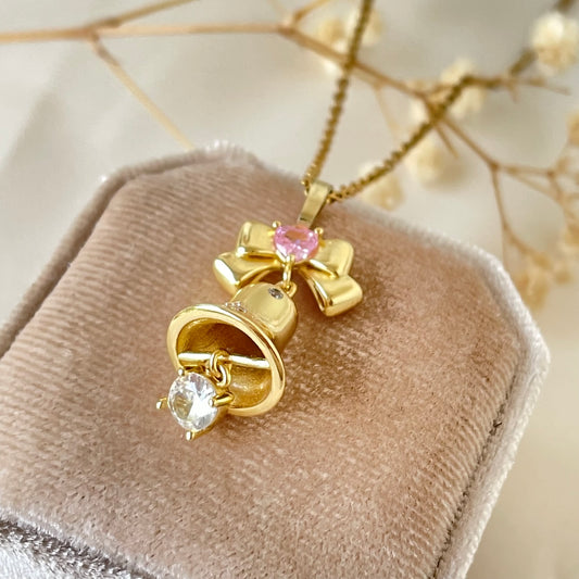 DIAMOND BELL NECKLACE