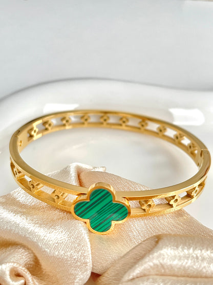 Emerald Clover Bracelet