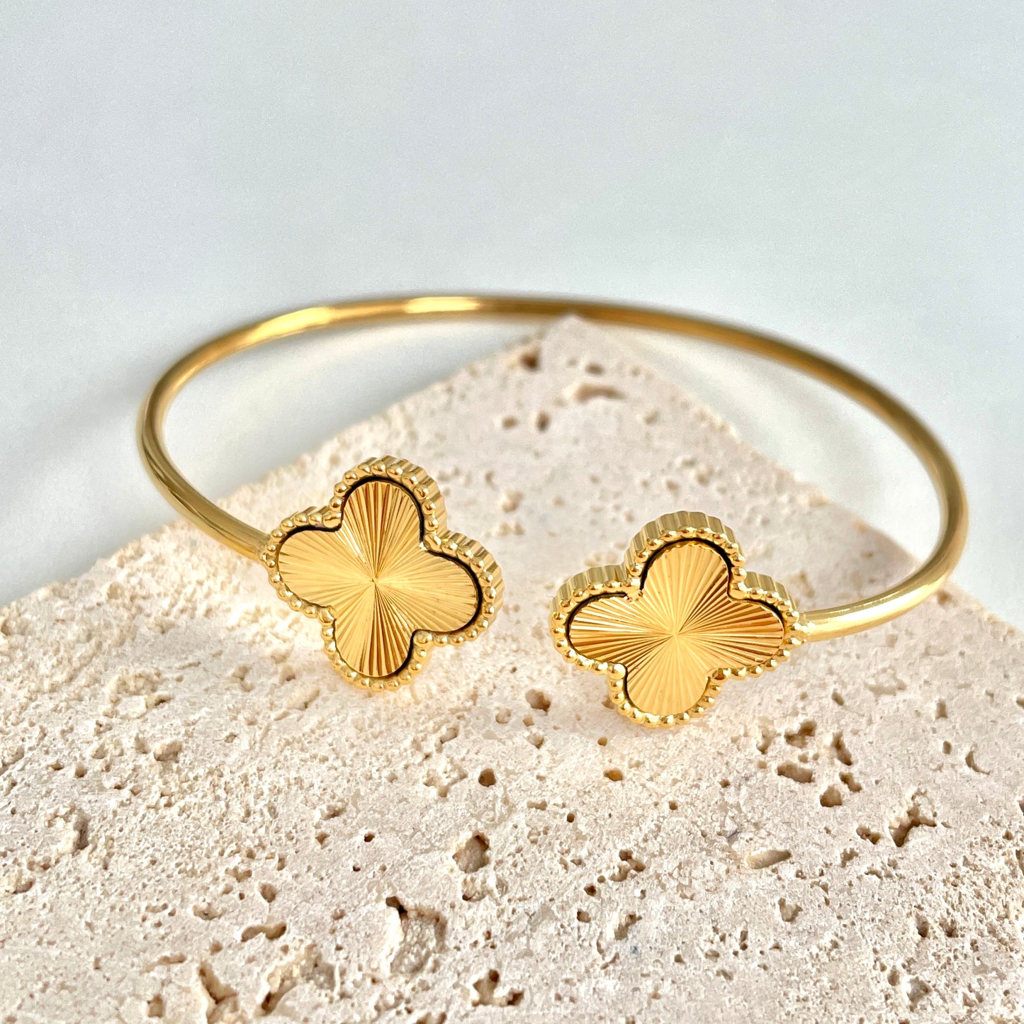 Double Four Leaf Bracelet