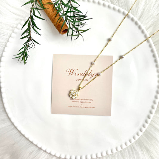 Golden Flower Necklace