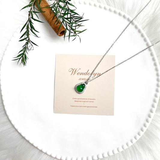 Silver Imperial Beryl Necklace